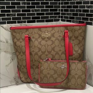 Coach Tote and Wristlet